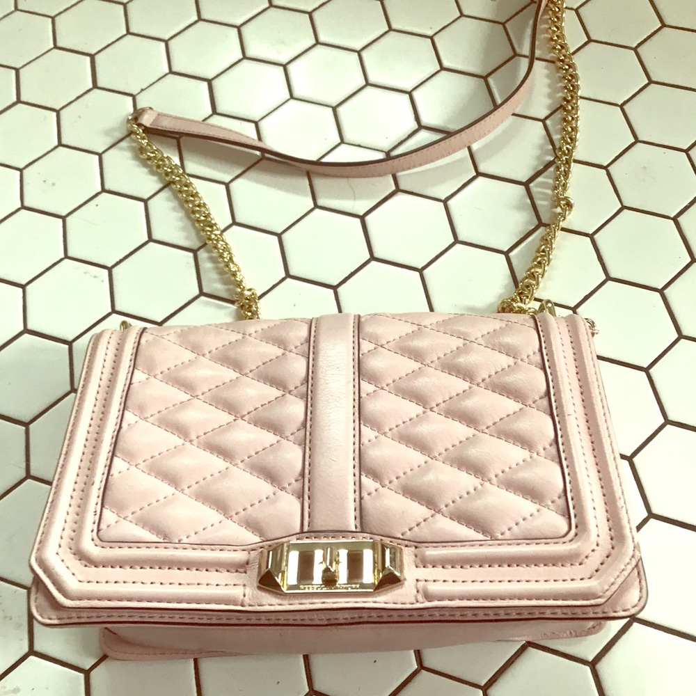 Rebecca Minkoff Love crossbody soft pink